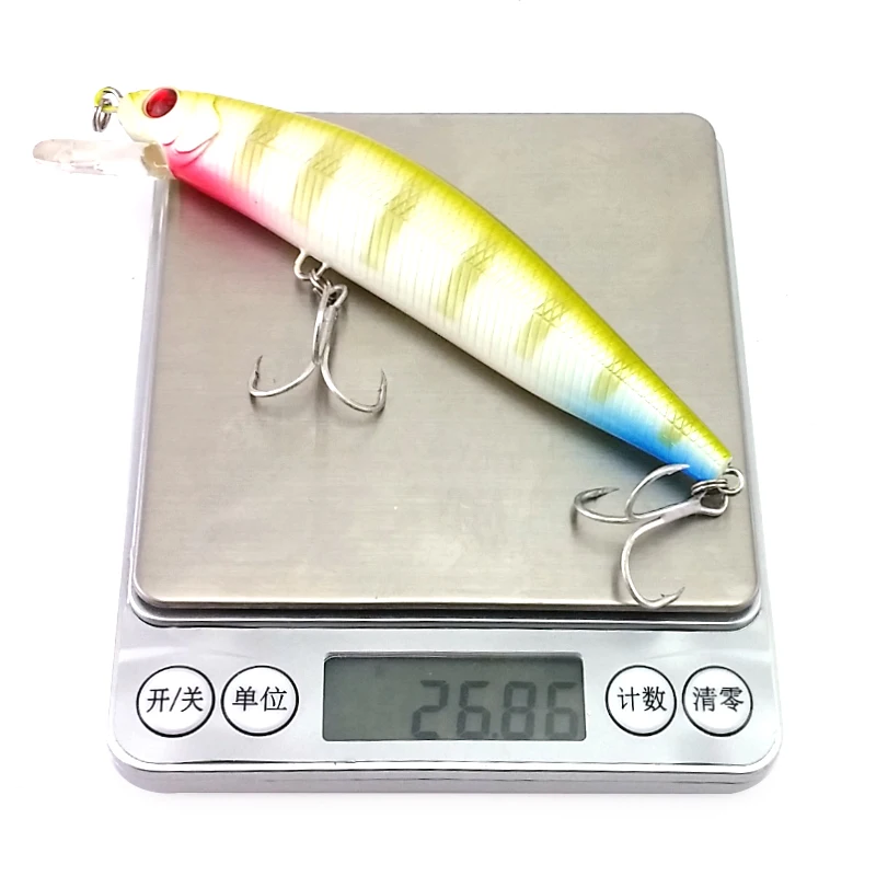 5.31'' Minnow Fishing Lure Artificial Professional Hard Bait Crap Hook Tackle 3D Eyes Crankbait Wobblers 13.5cm 26.86g | Спорт и