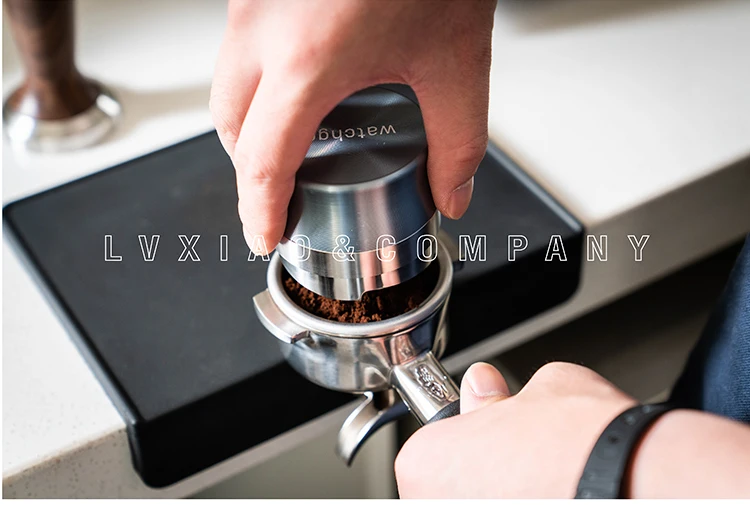 watchget Coffee TAMPER 280g Walnut/stainless steel