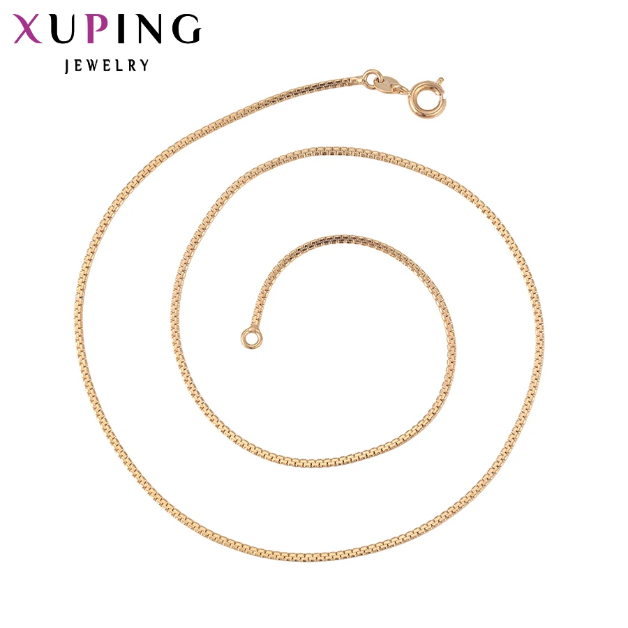 Xuping модное ожерелье, дизайн, длинное ожерелье, позолоченное ожерелье, Женская цепочка, ювелирное изделие,, подарок 42609