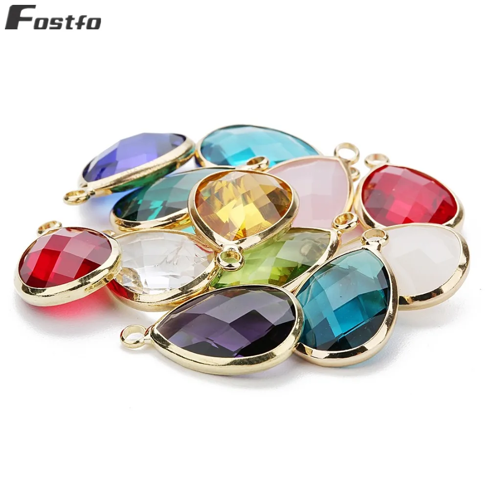 Подвеска в виде капли воды кварцевый кристалл опал 12 месяцев рождения подвески