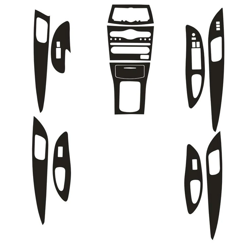 Стайлинг автомобиля 3D углеродное волокно интерьер центральной консоли