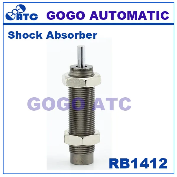 Пневматический воздушный цилиндр амортизатор RB1412 размер резьбы 14 мм ход 12 SMC тип