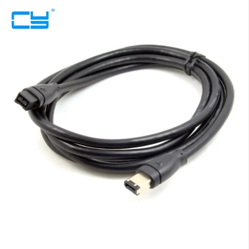 

9-контактный/6-контактный кабель Beta Firewire 800-Firewire 400, 9-контактный/6-контактный кабель IEEE 1394B, черный цвет, 1,8 м