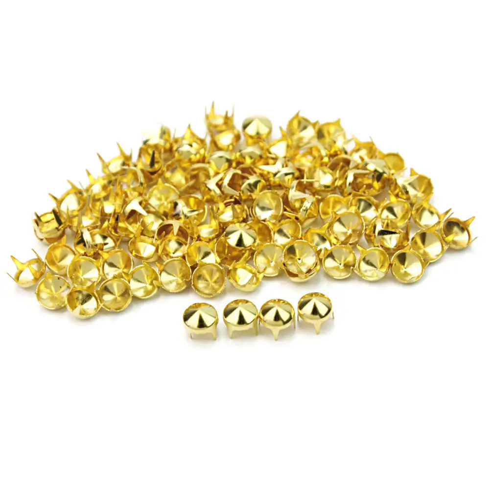 2017 100 Pcs DIY Punk Rock Copper Studs Nailheads For Clothes Shoes Bags Decoration | Дом и сад