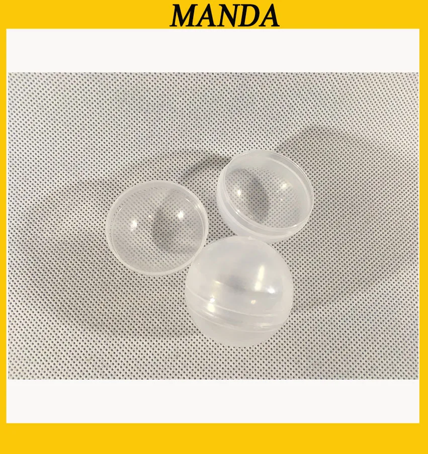 45 мм прозрачные пустые пластиковые капсулы для продажи пустых пластиковых