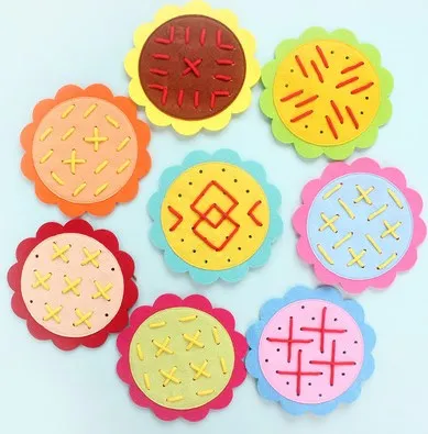 ZY DIY Pretty 8 цветов цветущие подсолнухи принтованные войлоки Детские ручной работы
