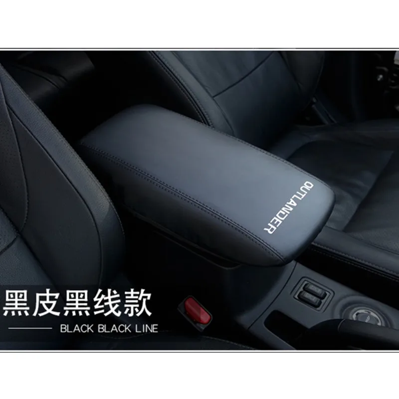 Автомобильный подлокотник кобура из искусственной кожи 3 цвета для MITSUBISHI outlander 2013- аксессуары для автомобиля