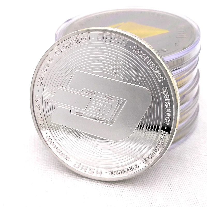 Декор для дома Биткоин поделки необычное покрытие золотом коллекция дашкоинов