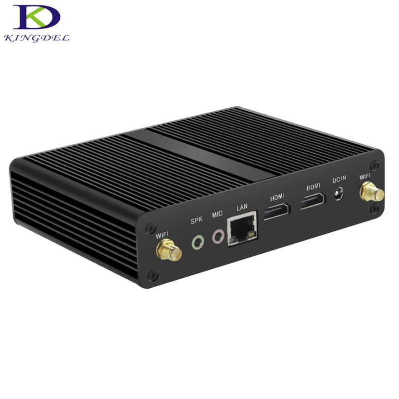 New Palm PC Безвентиляторный Мини ПК Intel Celeron N2830 Настольный Компьютер HD Graphics USB 3.0