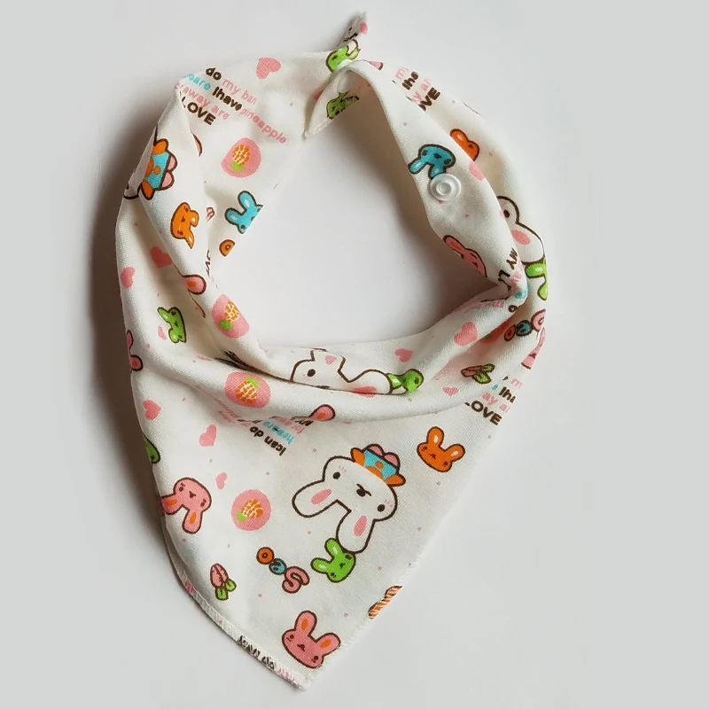 Детские нагрудники с мультяшным рисунком Слюнявчики хлопковые для младенцев