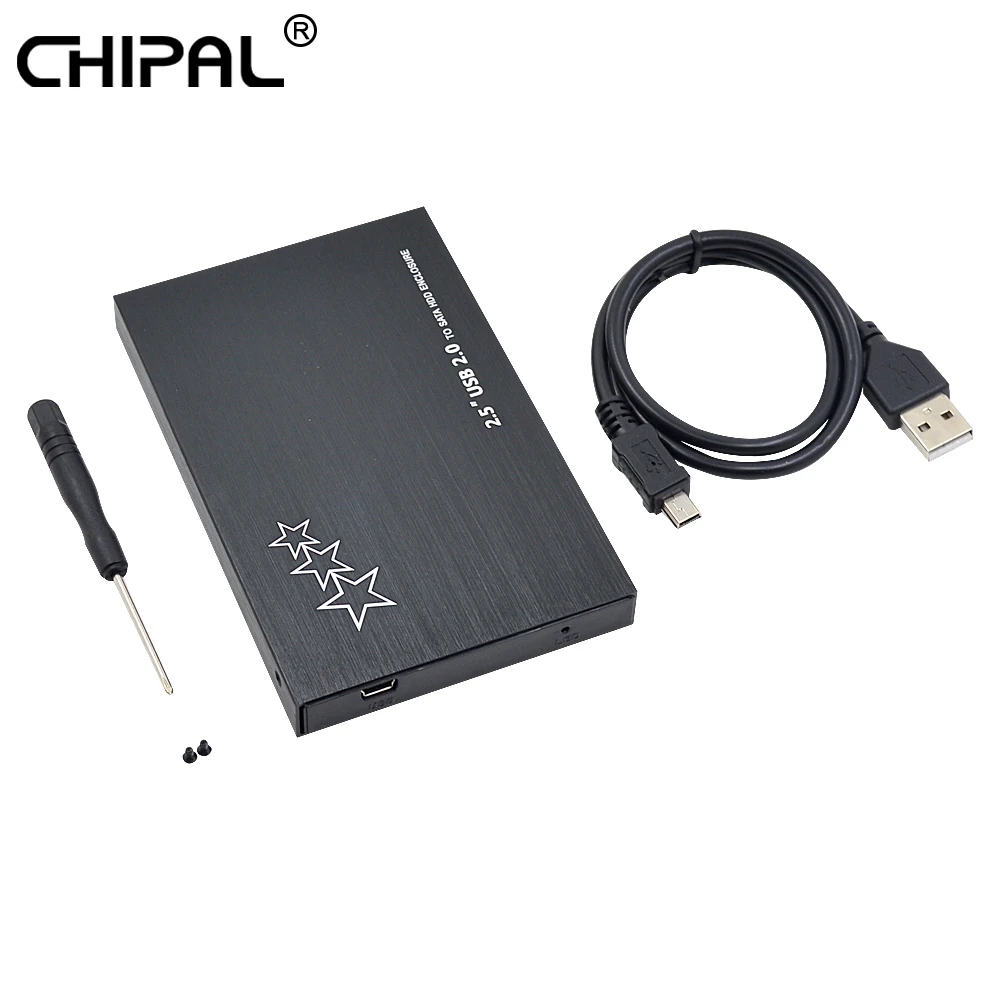 CHIPAL Высокое качество Алюминиевый USB 2 0 на SATA 3 внешний жесткий диск чехол Корпус