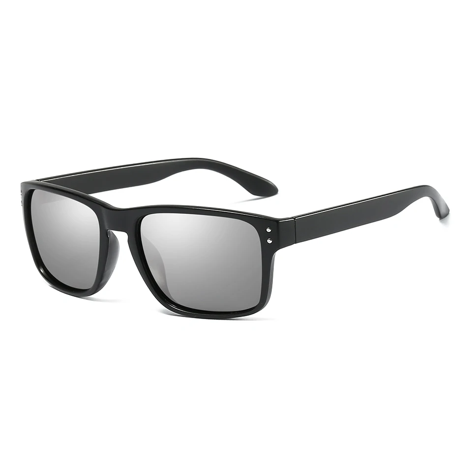 black silver Elitera Новое поступление Для Мужчин's Солнцезащитные очки для женщин поляризационные зеркальное покрытие Защита от солнца Очки Óculos Мужской очки Интимные аксессуары для Для мужчин/Для женщин - Цвет линз: black silver