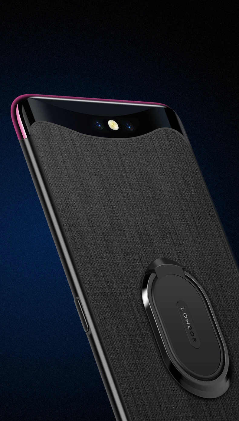 Роскошный чехол для OPPO Find X с магнитным кольцом, кожаный чехол для телефона, чехол для Oppo FindX