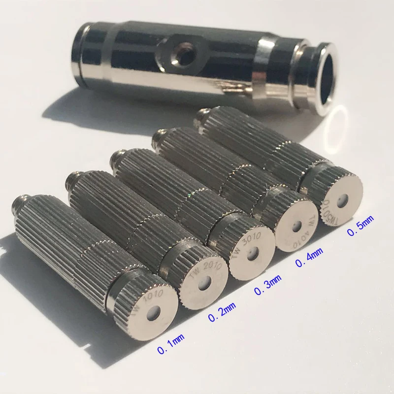 HMG1010 10 шт. 0,5 мм-мм трехступенчатая Распылительная насадка высокого давления, Распылительная насадка для сада, Распылительная насадка для увлажнения