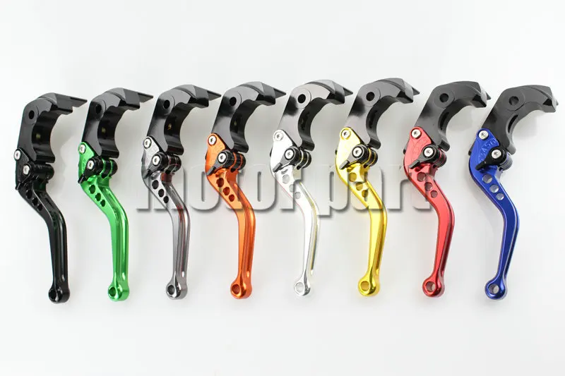 Мотоцикл с ЧПУ Регулируемые Короткие тормозные рычаги сцепления для Kawasaki Ninja ZX6R