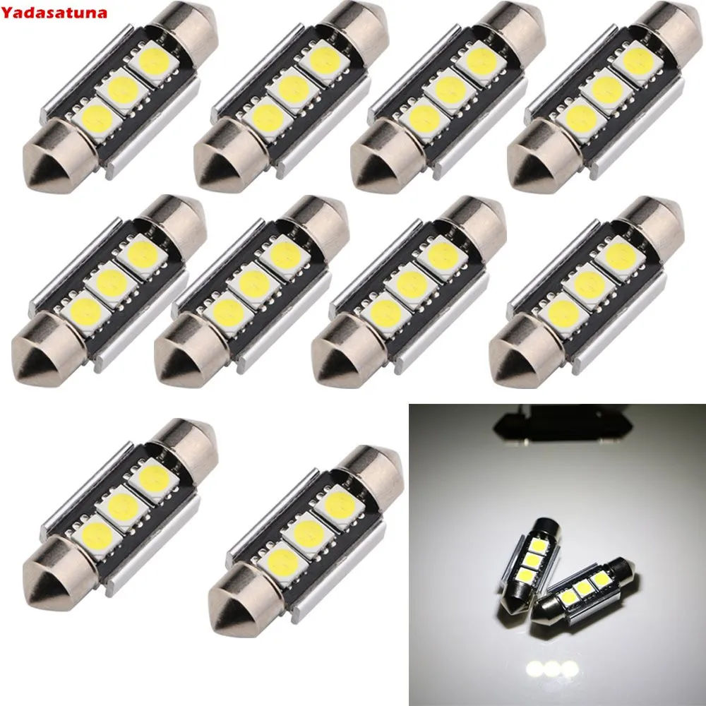 10 штук лампада Torpedo De Led подавитель 3smd 36 мм|lampada torpedo led|lampada led torpedocanceler |