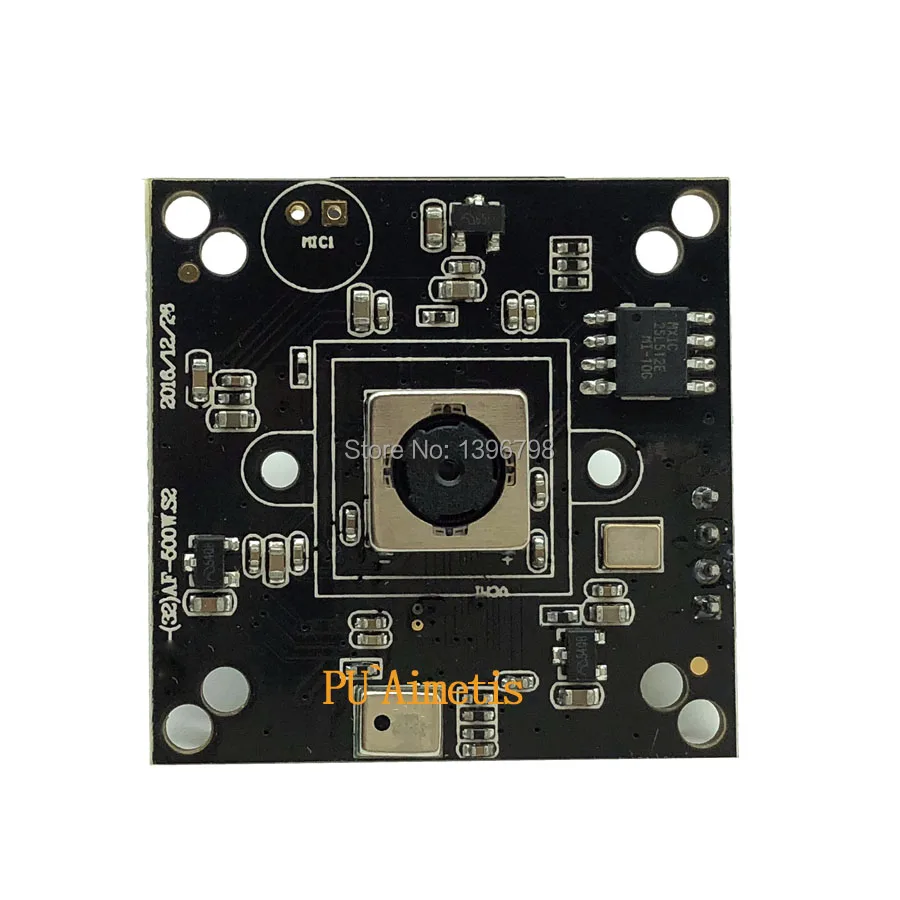 PU'Aimetis 32*32 мм промышленная камера наблюдения HD 5MP AF Автофокус 30FPS Linux UVC USB модуль