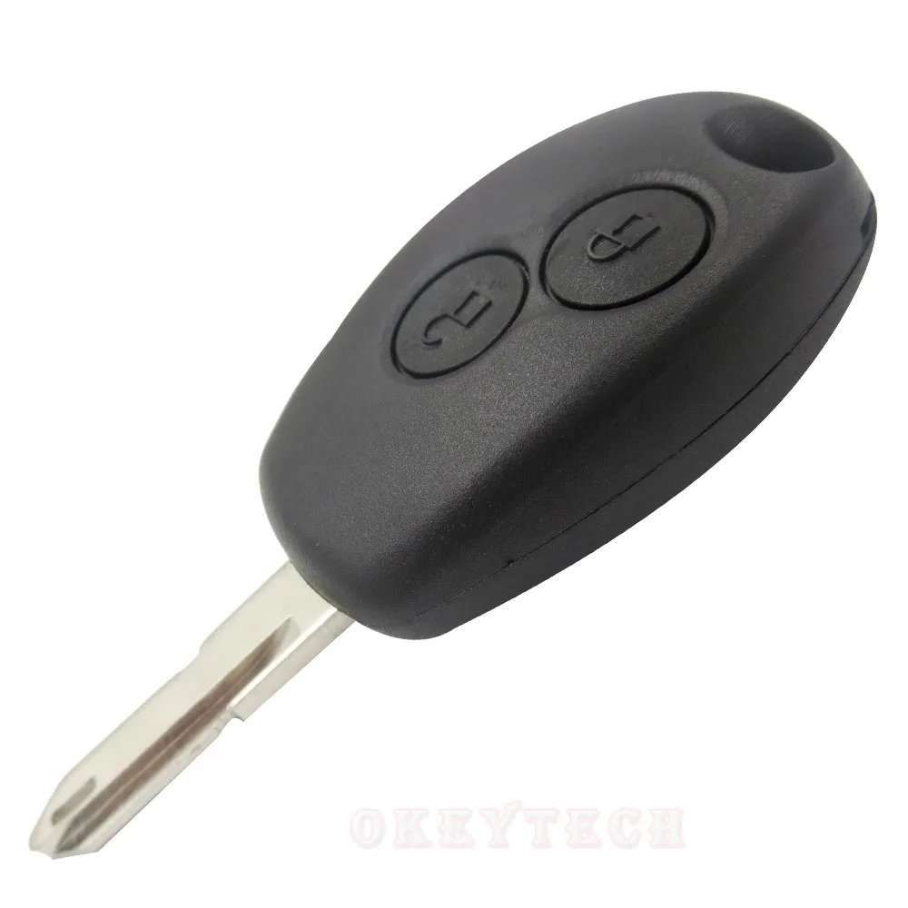 OkeyTech 2 кнопки Замена чехол для дистанционного ключа от машины Fob 433 МГц PCF7946 чип