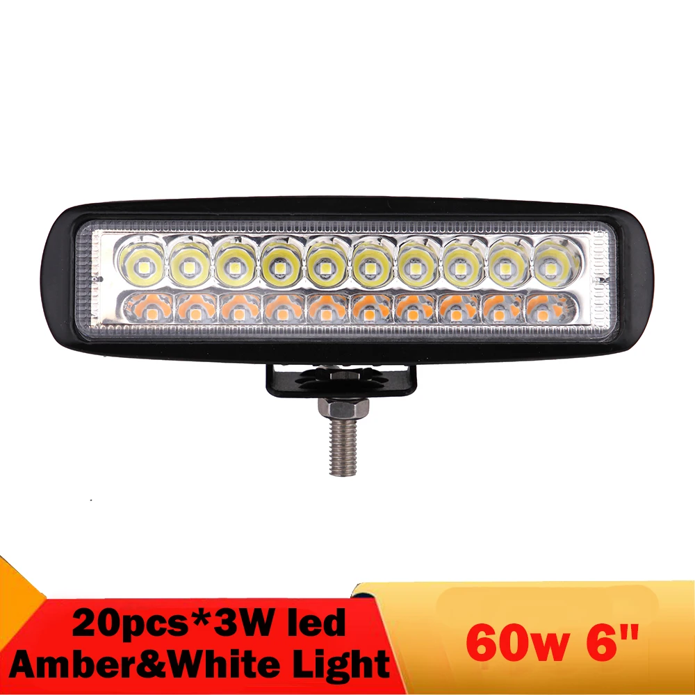 6 дюймов точечный светодиодный рабочий свет бар авто светильник 12 в 24 В LED