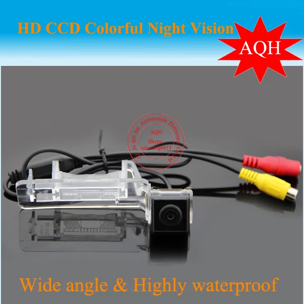 Free shipping! HD Rear View Camera For Benz Smart CCD night vision car reverse camera auto license plate light |