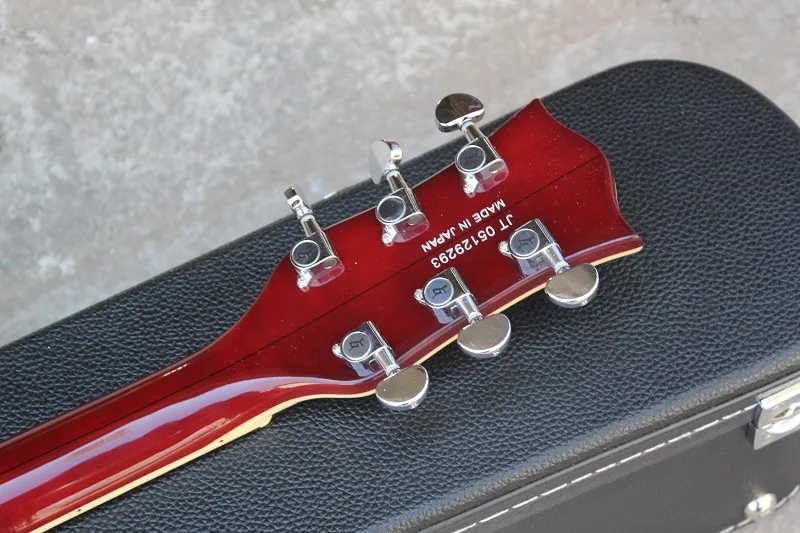 Бесплатная доставка Tennessee rose Gretsch 6120 полуполый корпус винно-красная