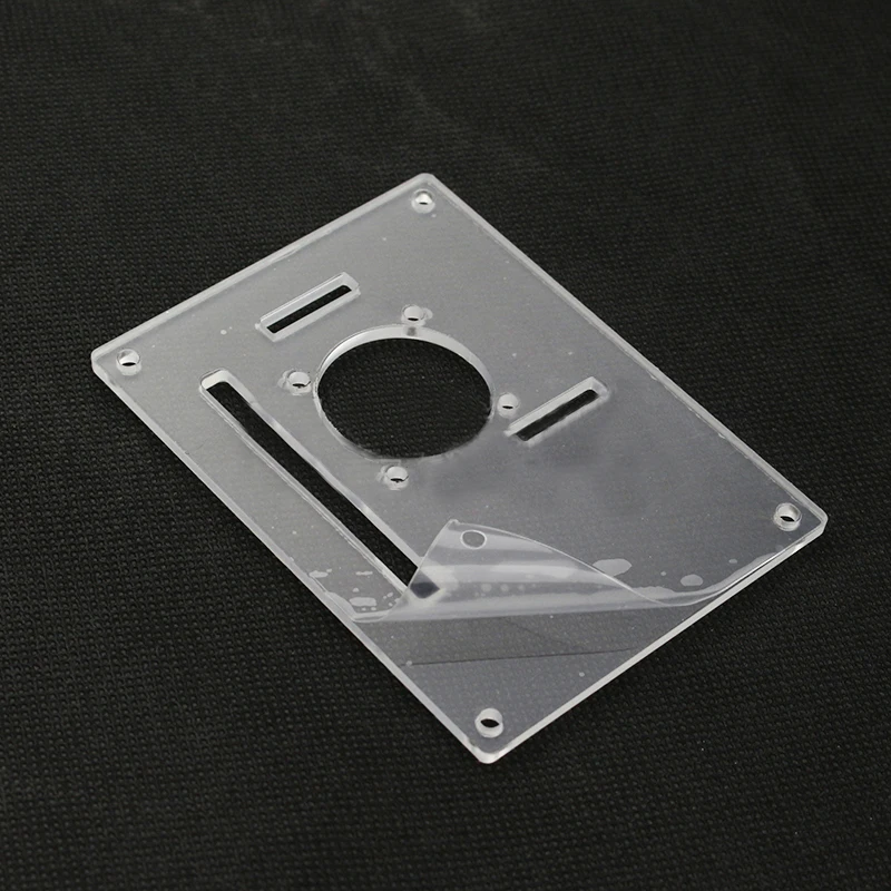 Raspberry Pi 4 акриловый чехол с охлаждающим вентилятором Прозрачный для pi Модель B