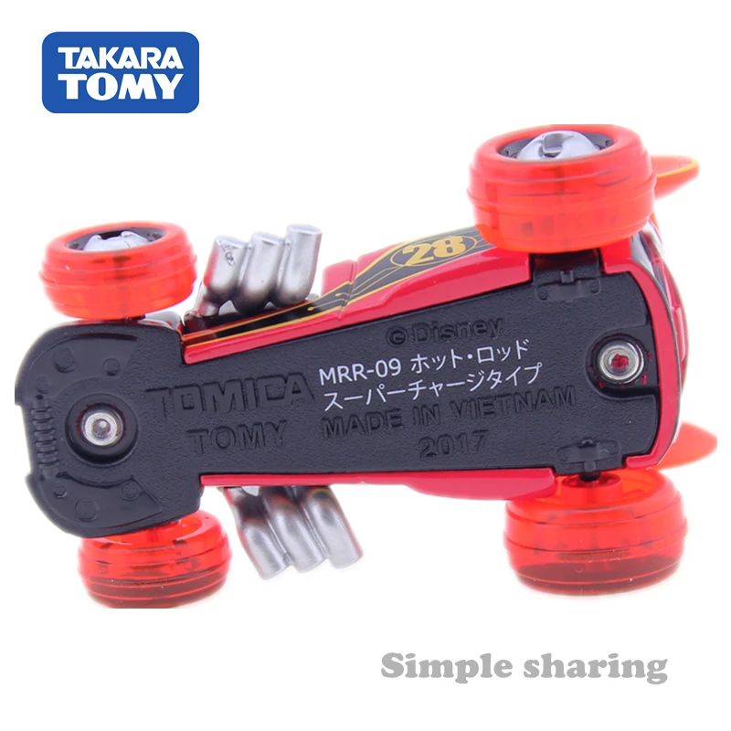 Takara Tomy Tomica Disney Микки Маус и Road Racers MRR 09 горячий стержень мотор автомобиль литая