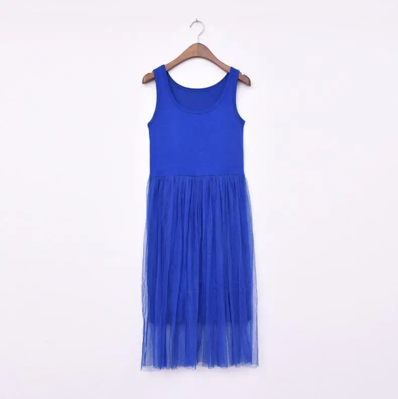 BLUE SISPELL летнее платье из тюля, жилет миди, длинные пляжные платья для женщин, без рукавов, сексуальная туника, женская одежда в Корейском стиле большого размера плюс, мода - Цвет: BLUE