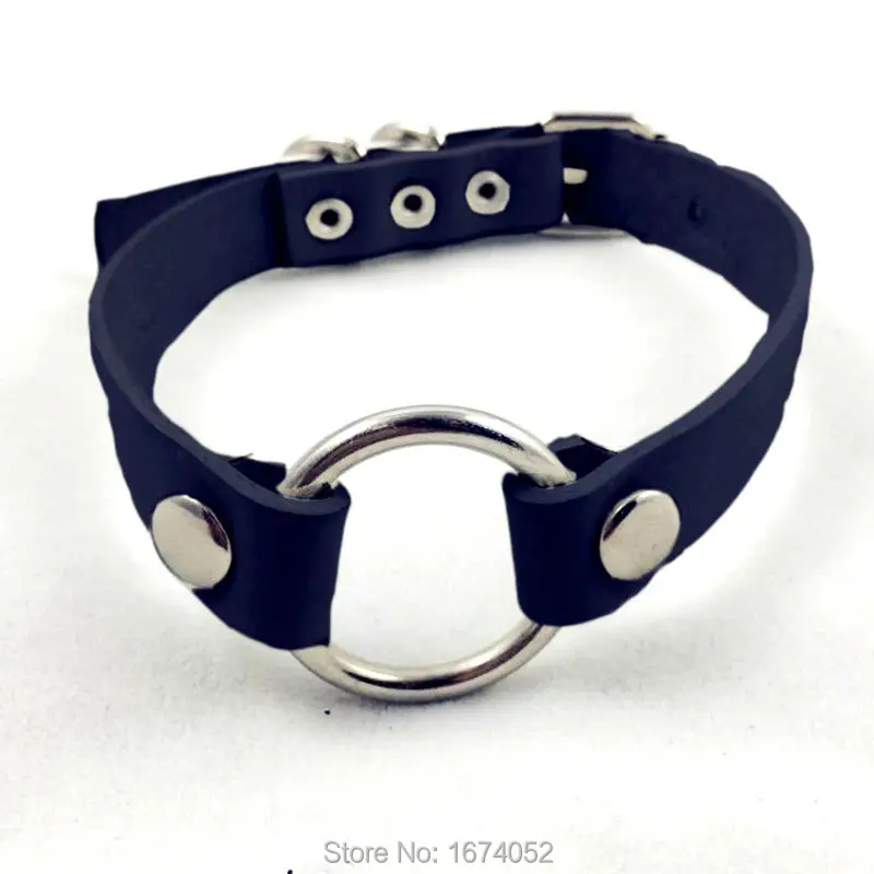 Модные женские кожаные чокер с круглым вырезом ручной работы в стиле Харадзюку