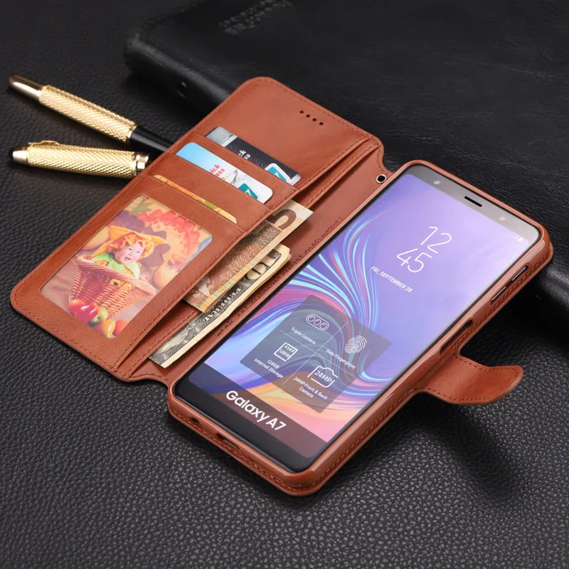 Роскошный чехол кошелек с отделением для карт Samsung Galaxy S20 Note 20 Ultra A7 A6 A8 10 Plus 2018 S10 S10e