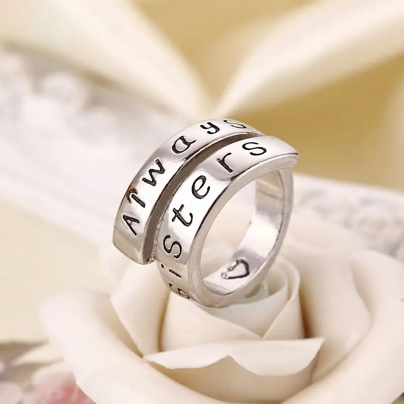 Модное ювелирное изделие с надписью forever friends and always sister ring best love ladybro кольца