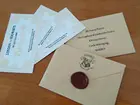 Письмо о приемке Поттера Хогвартса, подарок для фанатов HP, письмо о приемке Хогвартса с билетом на поезд Хогвартса