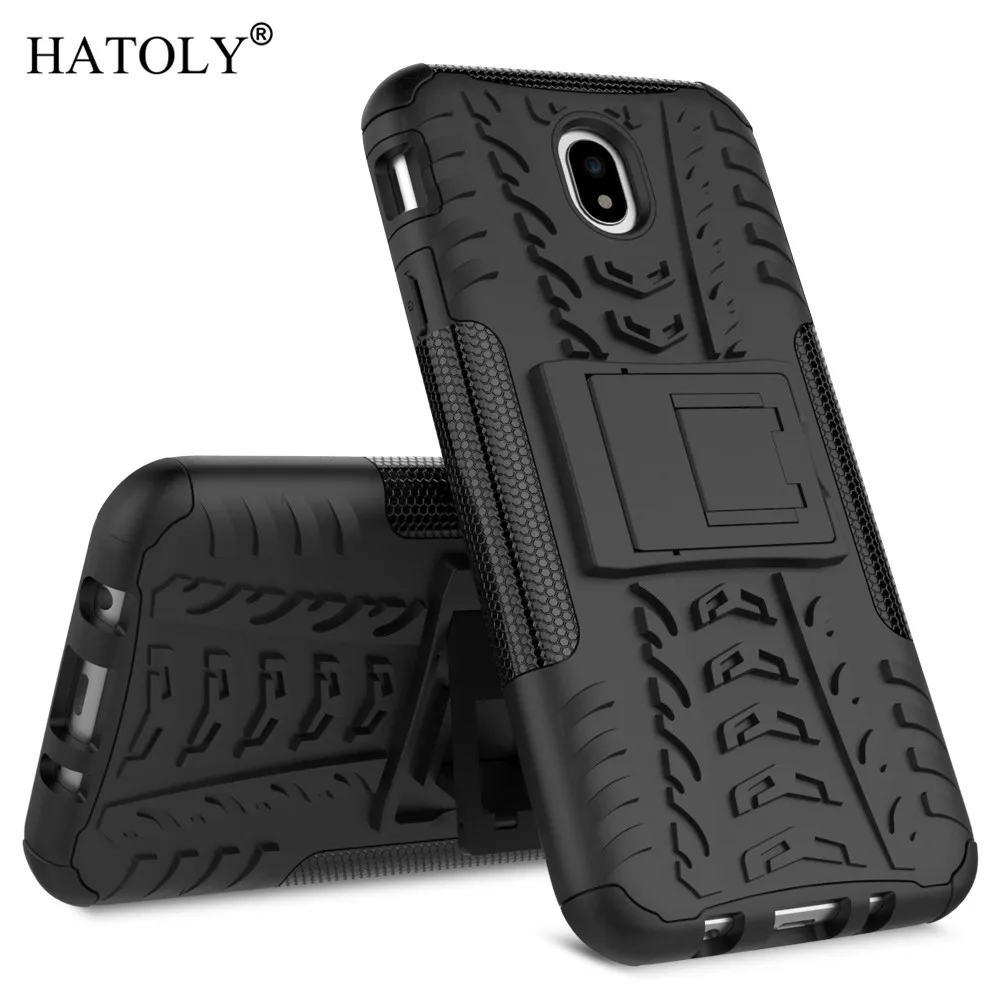 HATOLY чехол для Samsung Galaxy J7 2017 J730 армированный силиконовый Жесткий пластиковый Чехол