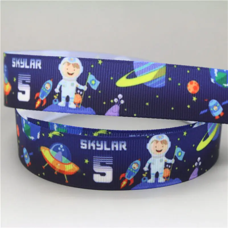 DHK 7/8 'ɵ размеров для девочек мяч пространство напечатан Grosgrain ленты ленточный