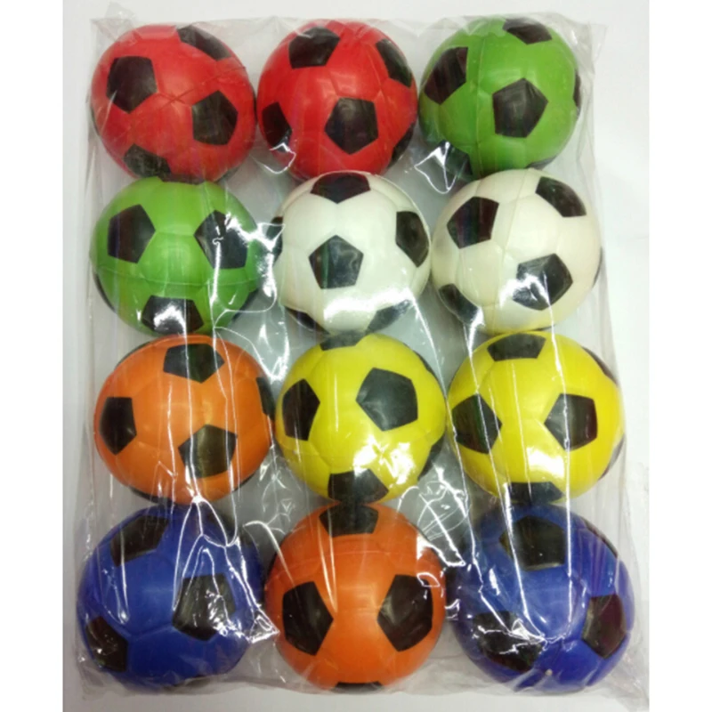 12 шт. 60 мм Foosball мини футбол ПУ мяч Fussball Soccerball спортивные подарки Круглый Крытый