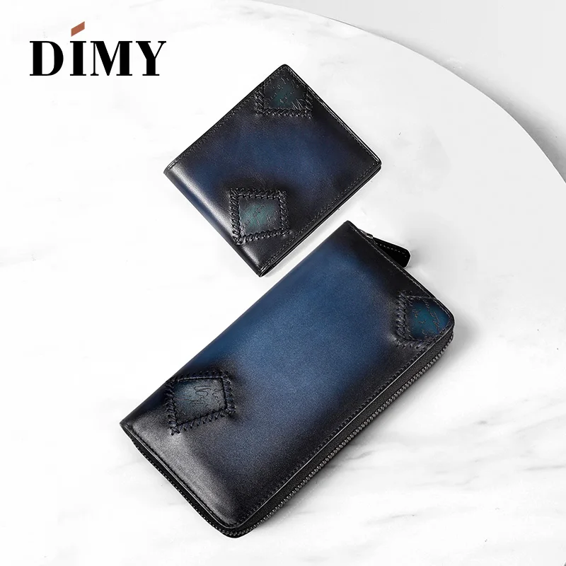 DIMY пояса из натуральной кожи клатч Винтаж печати держателей кредитных карт