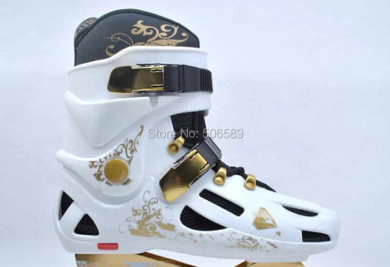 Бесплатная доставка роликовые коньки для взрослых богатые золотистые цвета #35-#46