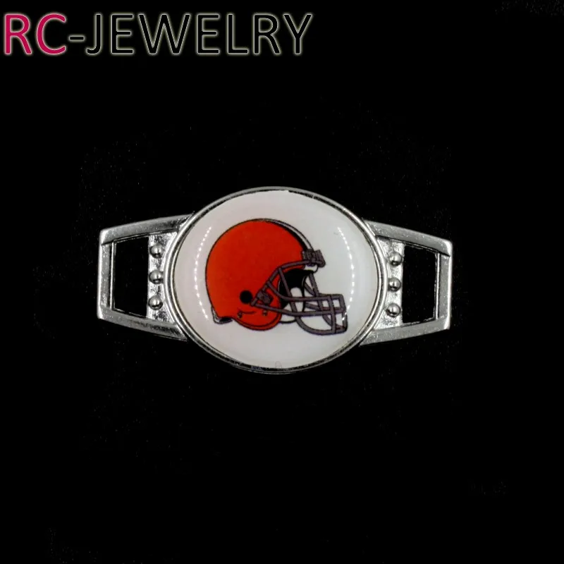 New York Giants шнурки пряжки Талисманы Футбол команды для новых Спортивная обувь