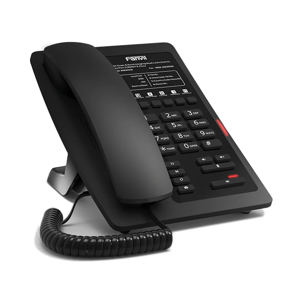 Оригинальный высококлассный IP телефон H3 HD Voice Enterprise Phone с 6 мягкими клавишами