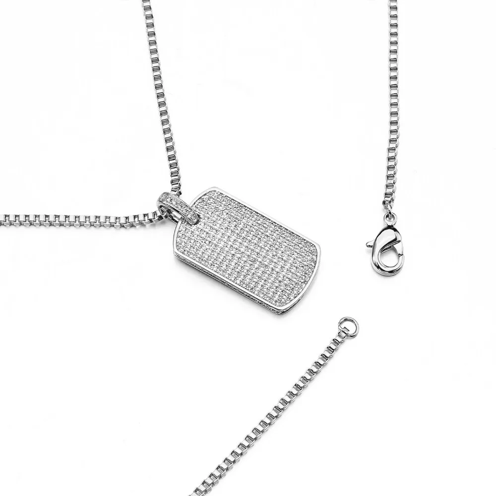 VANAXIN мужские ожерелья с кулоном полностью микро проложить лед Blingbling хип хоп