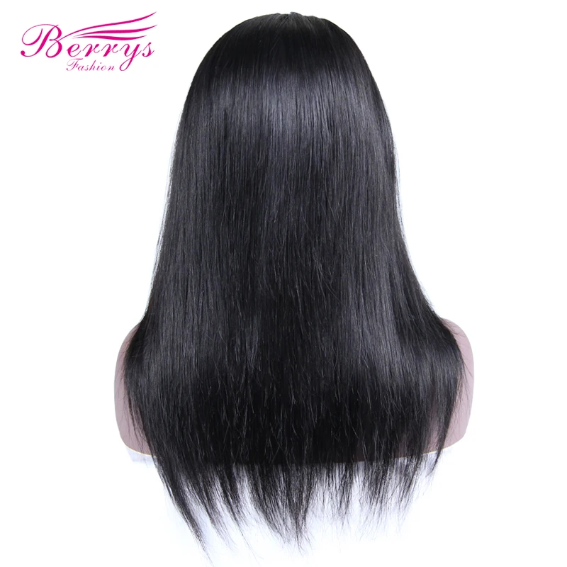 [Berrys Fashion] прямые 150%-180% 13x4& 13x6 кружевные передние парики из натуральных волос для женщин кружевные передние парики с детскими волосами