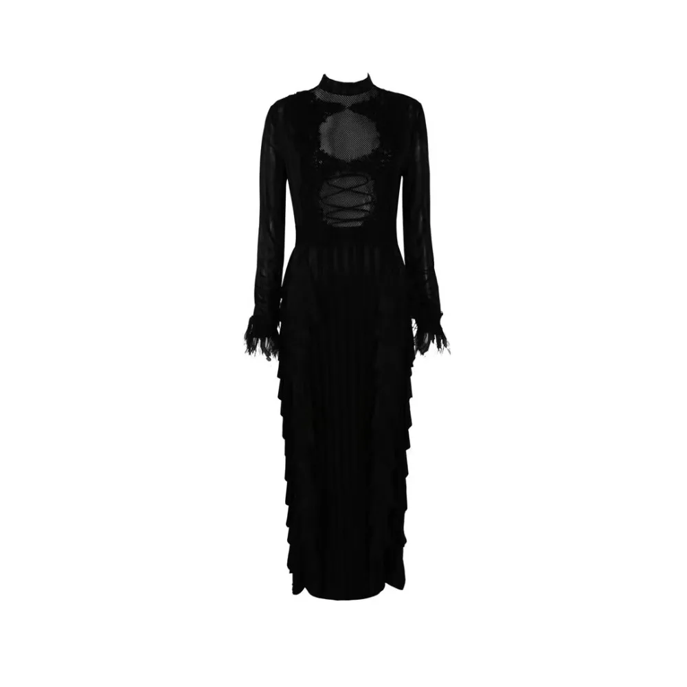 Женское длинное платье макси с оборками облегающее вечернее 2019 | Женская одежда