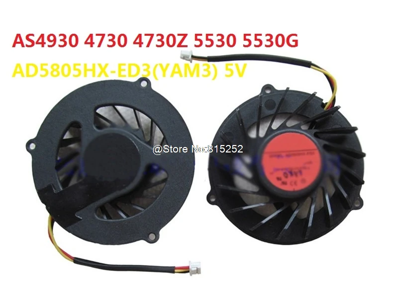 Вентилятор процессора для ACER AS2930 2930Z 2430 JAT10 48*10 GC055010VH A / AS4930 4730 4730Z 5530 5530G AD5805HX ED3(YAM3)