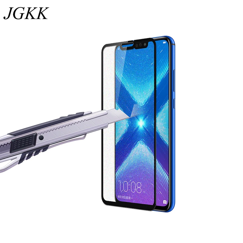 JGKK защита от отпечатков пальцев матовое закаленное стекло для Honor 8X MAX матовая