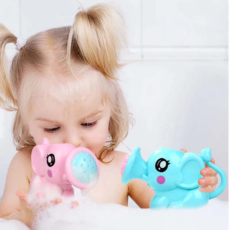 Cartoon Elephant Watering Pot Baby Bath Toys Shower Tool Beach Play Water For Children Kids Boy Girl | Игрушки и хобби