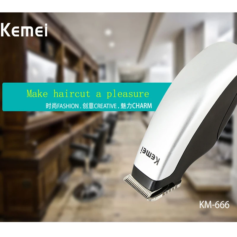 Горячая новинка Kemei аккумуляторная машинка для стрижки волос мини женская борода