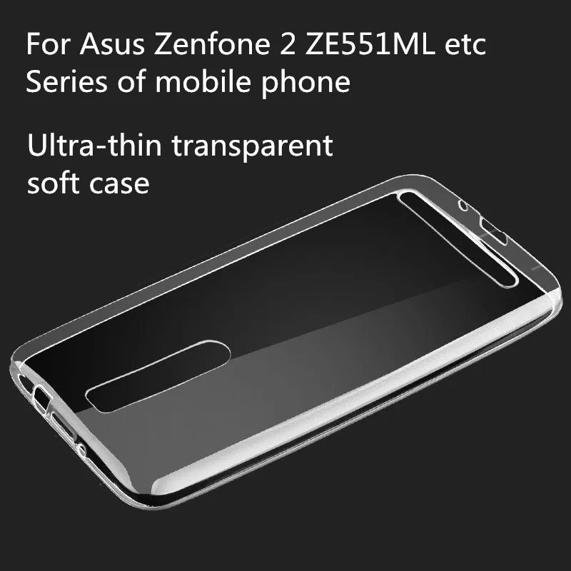 Мягкий прозрачный чехол для телефона ASUS ZenFone 4 ZE554KL/Zenfone 5 A501CG/2 Laser ZE601KL ZE600KL/3 ZE552KL