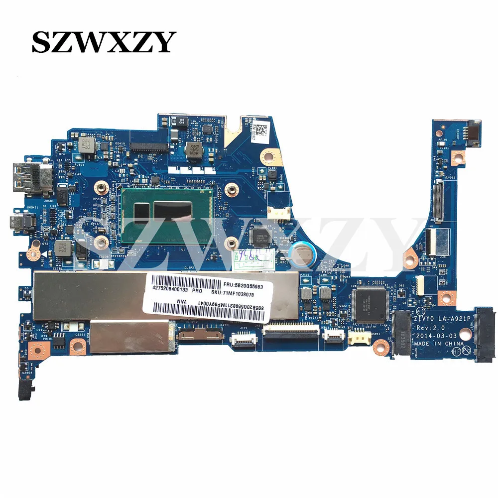 Новая 5B20G55983 LA A921P материнская плата для ноутбука Lenovo YOGA2 13 W8P i7 4510U процессор 8 Гб