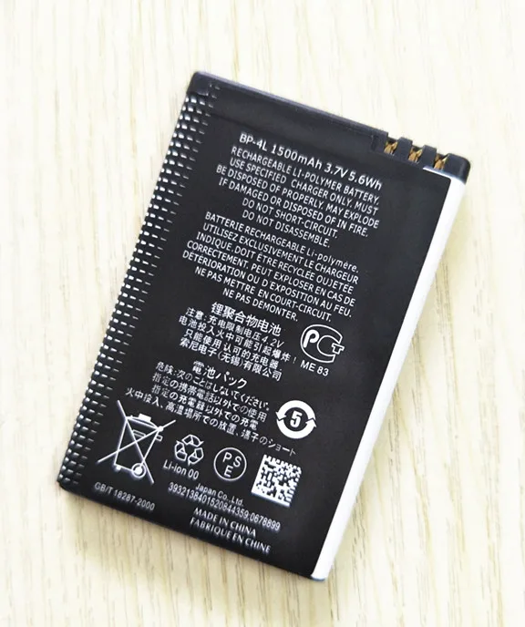 B TAIHENG 1 шт. 1500 мА/ч BP 4L Батарея для Nokia E61i E63 E90 E95 E71 6650F N97 N810 E72 E52 BP4L P|Аккумуляторы