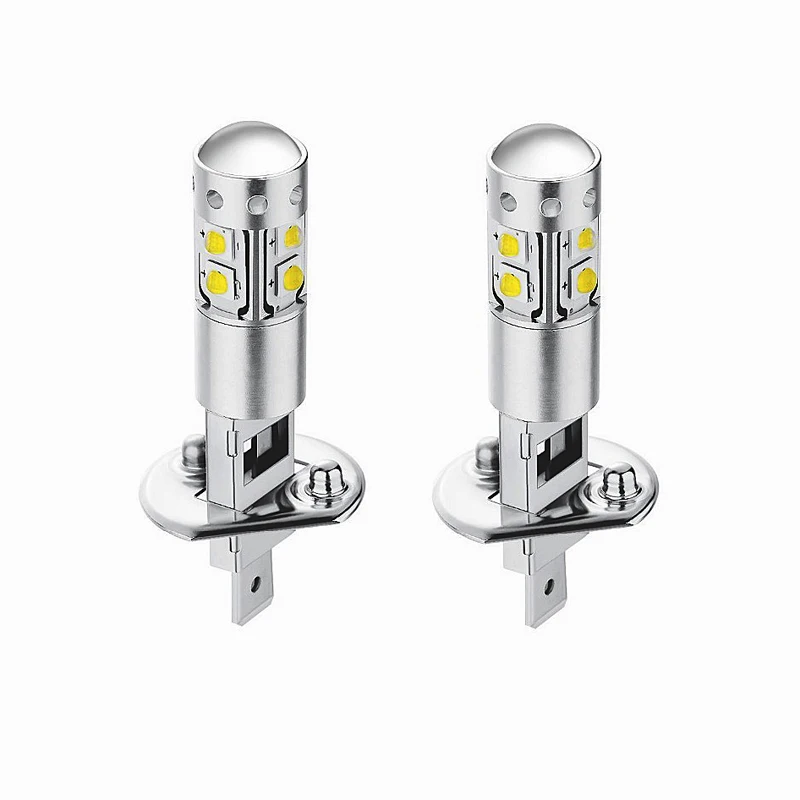 2 шт. Автомобильные светодиодные лампы H1 50 Вт 10 SMD|Автомобильная противотуманная